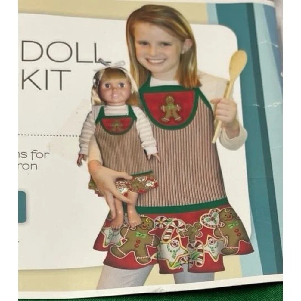 Daisy Kingdom Craft Kits Creative Cuts Me & My Doll Apron Kit New